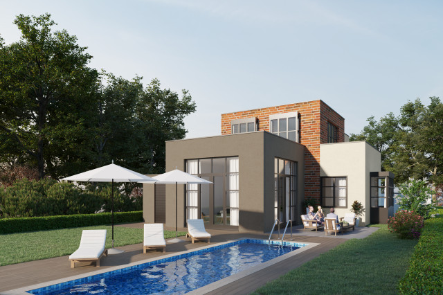 Neubau - Einfamilienhaus im International Style (Photo 2)